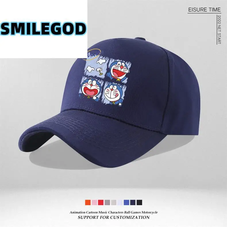 Doraemon Cap Blue Japanese Trendy Baseball Sun Hat — feature 3