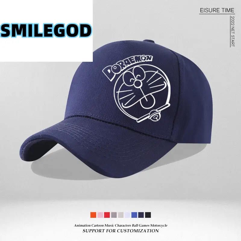 Doraemon Cap Blue Japanese Trendy Baseball Sun Hat - Image 11