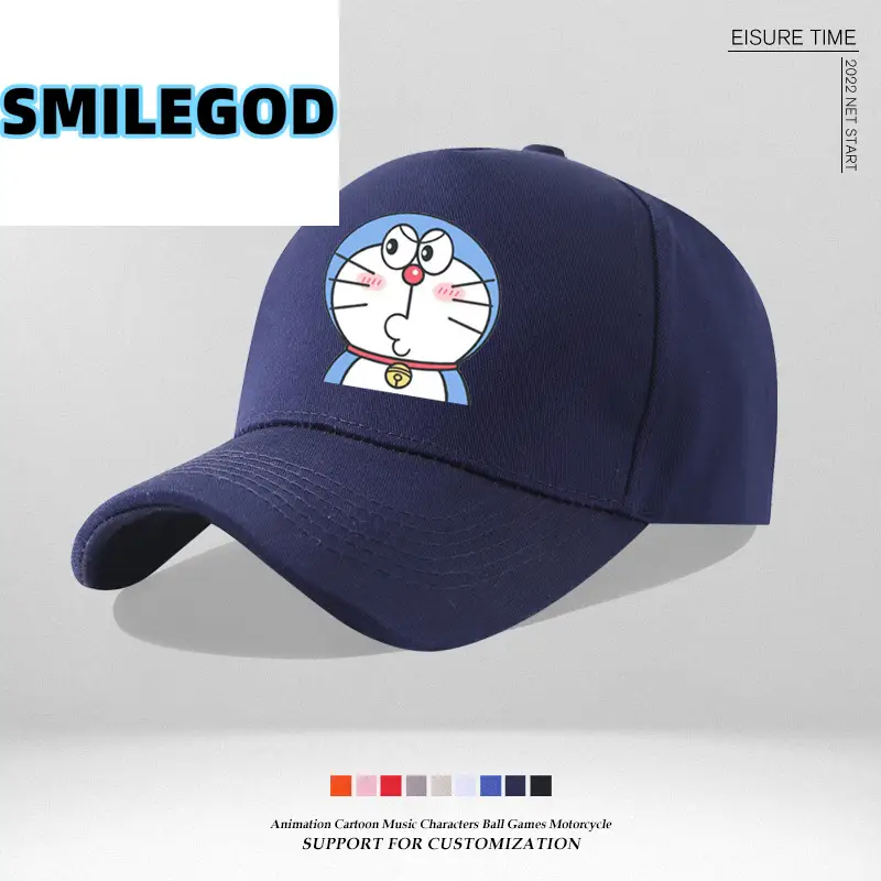 Doraemon Cap Blue Japanese Trendy Baseball Sun Hat - Image 12