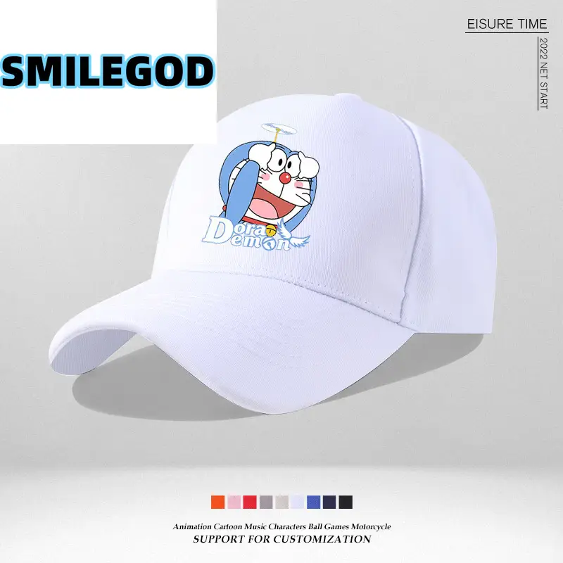 Doraemon Cap Blue Japanese Trendy Baseball Sun Hat - Image 2
