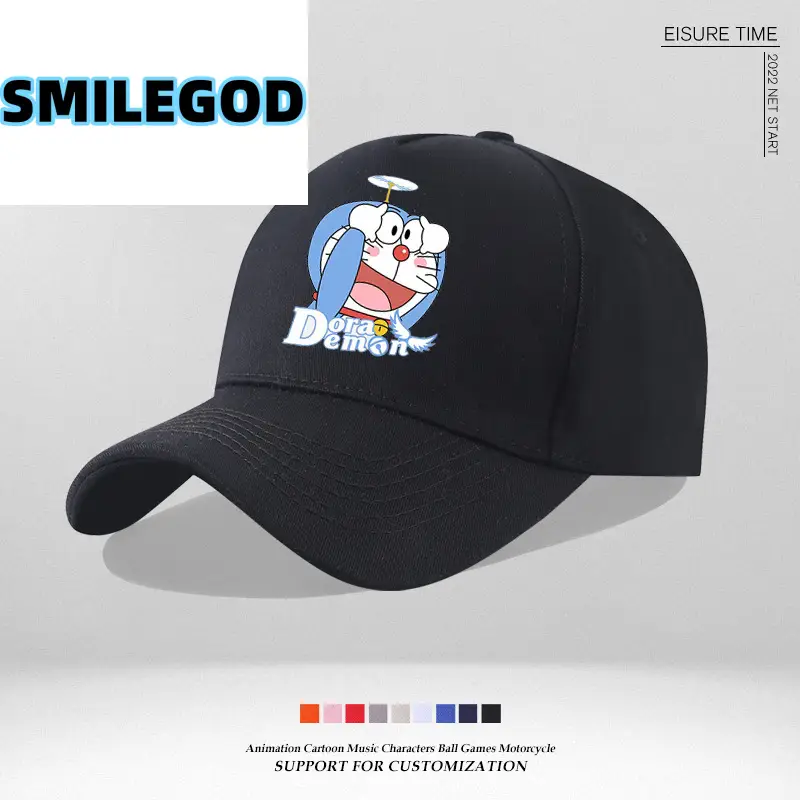 Doraemon Cap Blue Japanese Trendy Baseball Sun Hat - Image 20