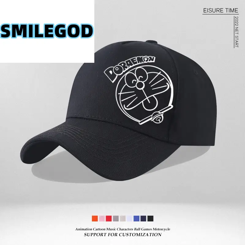 Doraemon Cap Blue Japanese Trendy Baseball Sun Hat - Image 23