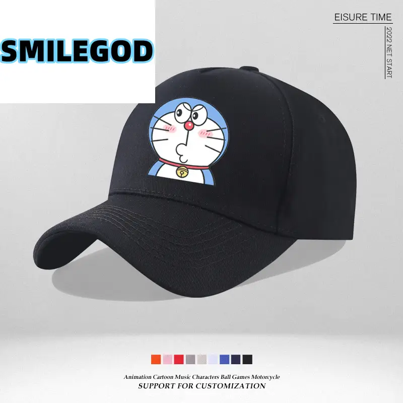 Doraemon Cap Blue Japanese Trendy Baseball Sun Hat - Image 24