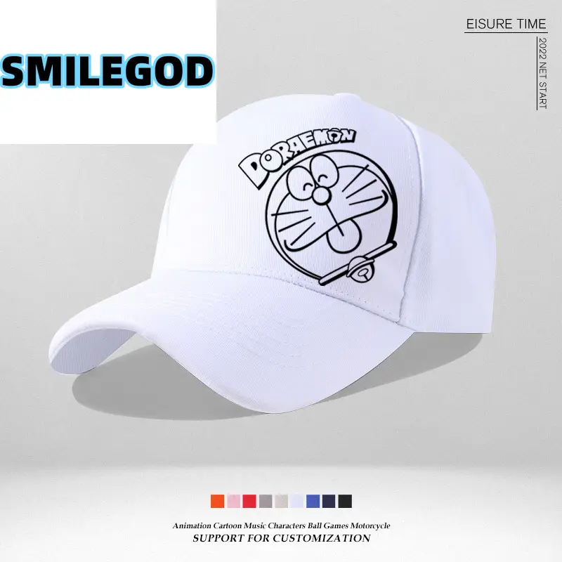 Doraemon Cap Blue Japanese Trendy Baseball Sun Hat - Image 5