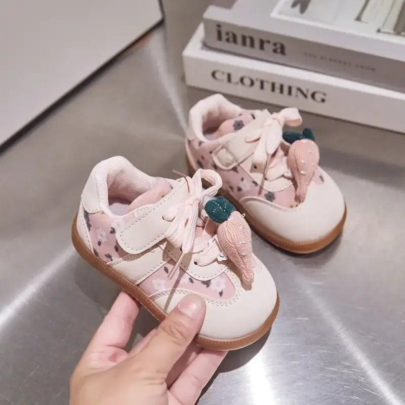 Autumn Baby Shoes for Girls Pink Soft Sole — feature 10