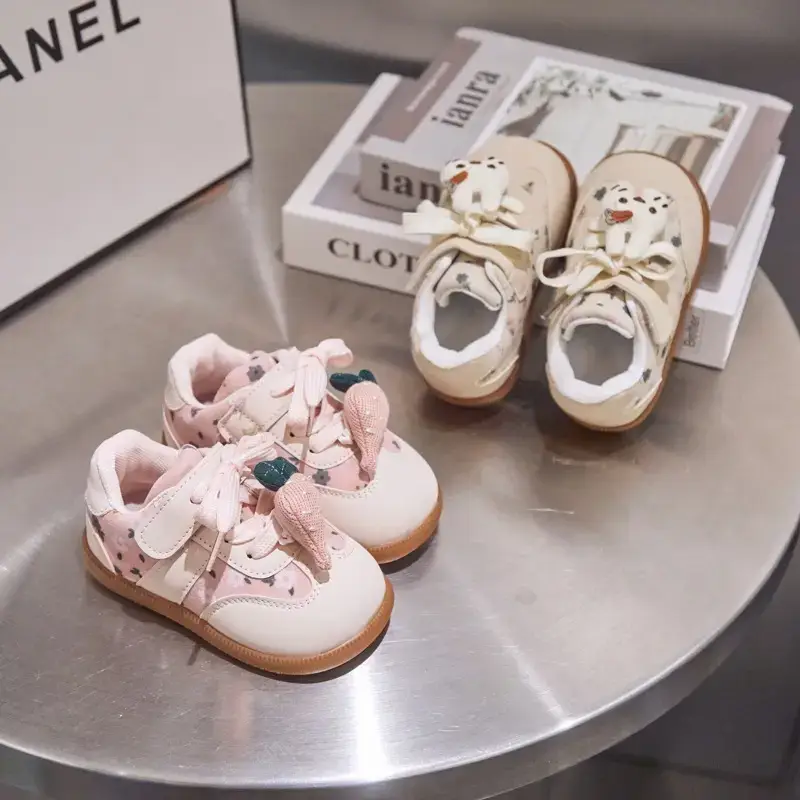 Autumn Baby Shoes for Girls Pink Soft Sole — feature 2