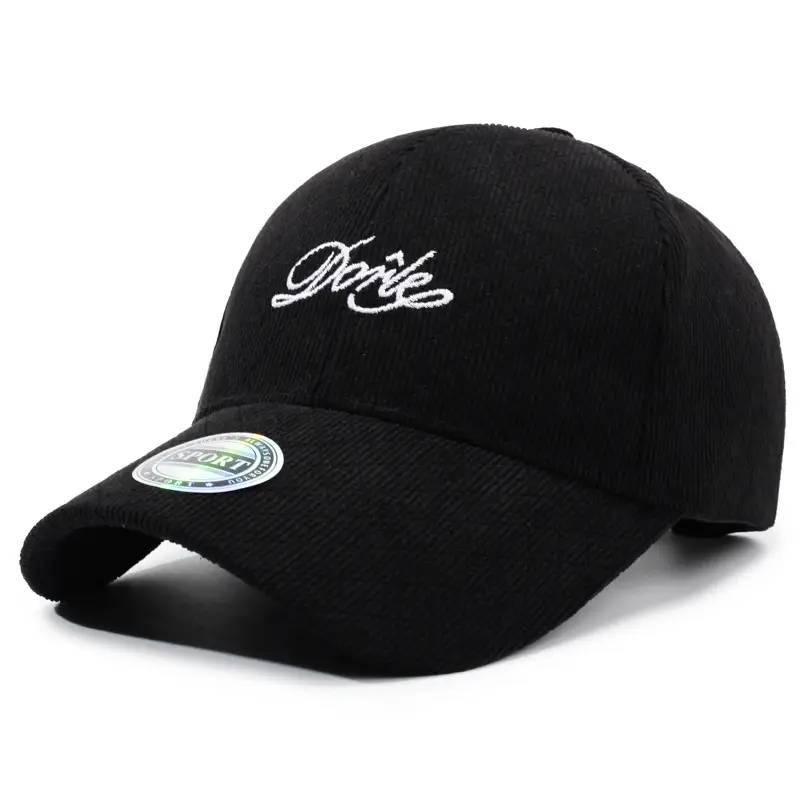 Black Embroidered Baseball Cap with "Duke" Design - Image 2