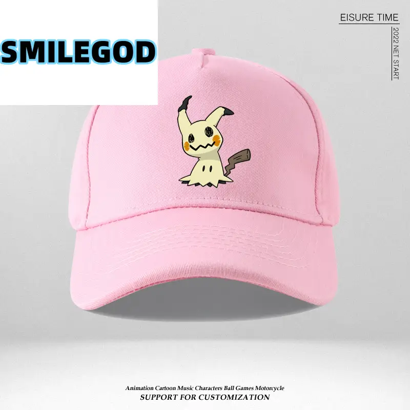 Pikachu Embroidered Blue Baseball Cap - Image 12