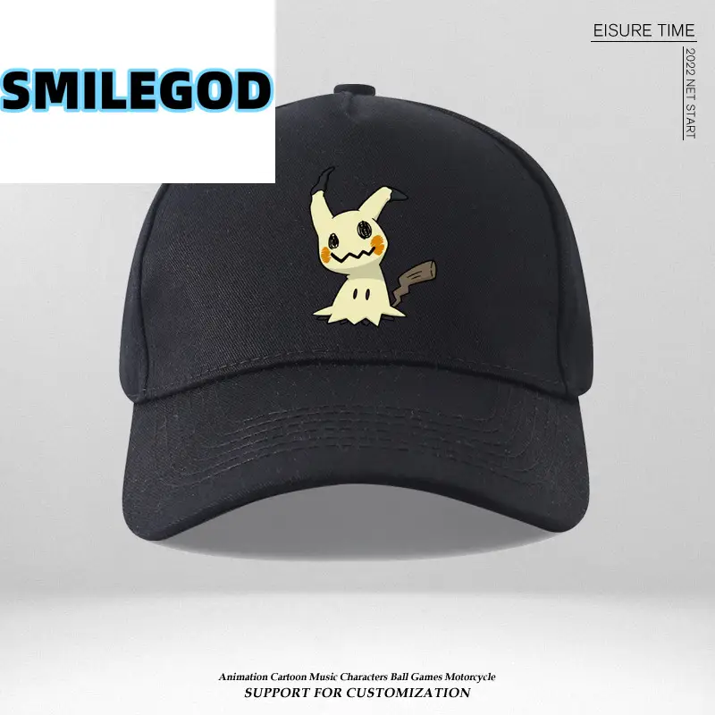 Pikachu Embroidered Blue Baseball Cap - Image 17