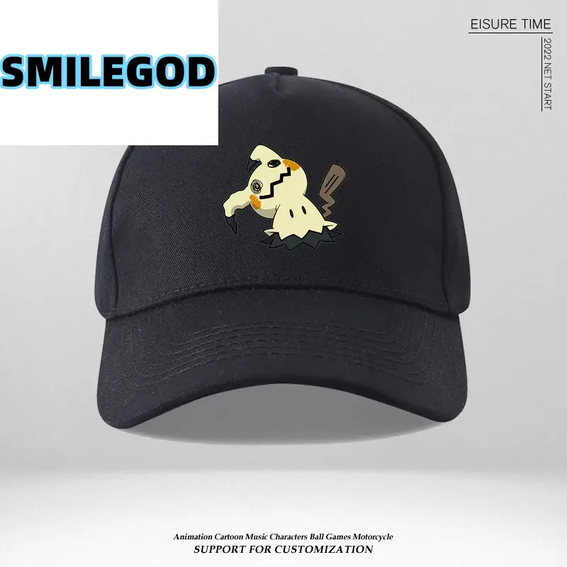 Pikachu Embroidered Blue Baseball Cap - Image 19