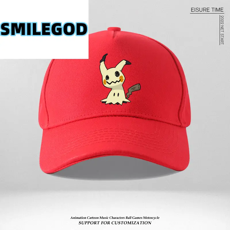 Pikachu Embroidered Blue Baseball Cap - Image 22