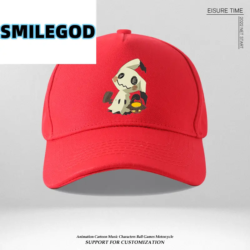 Pikachu Embroidered Blue Baseball Cap - Image 23