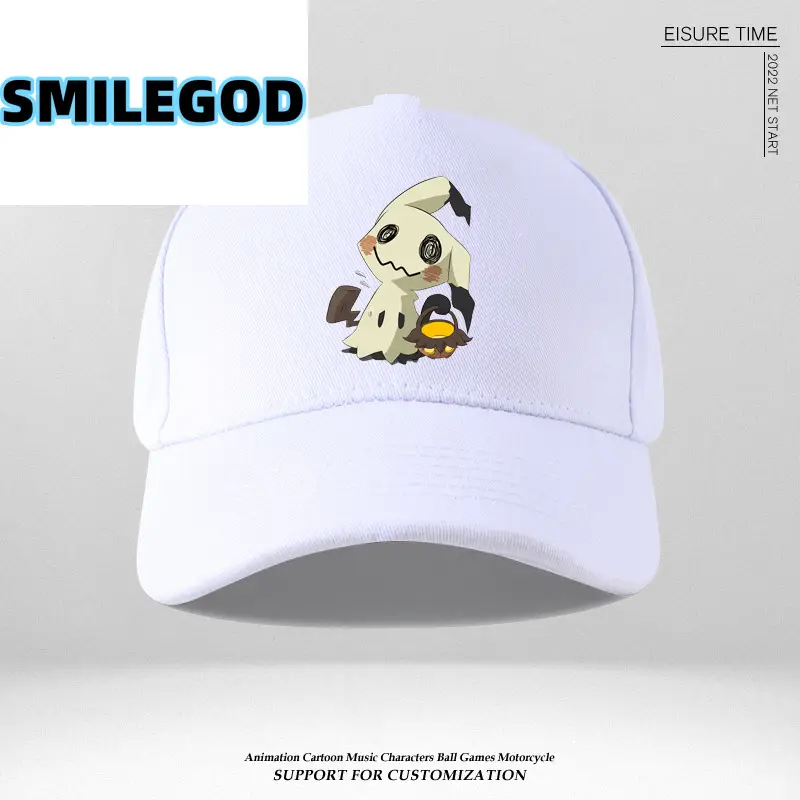 Pikachu Embroidered Blue Baseball Cap - Image 3