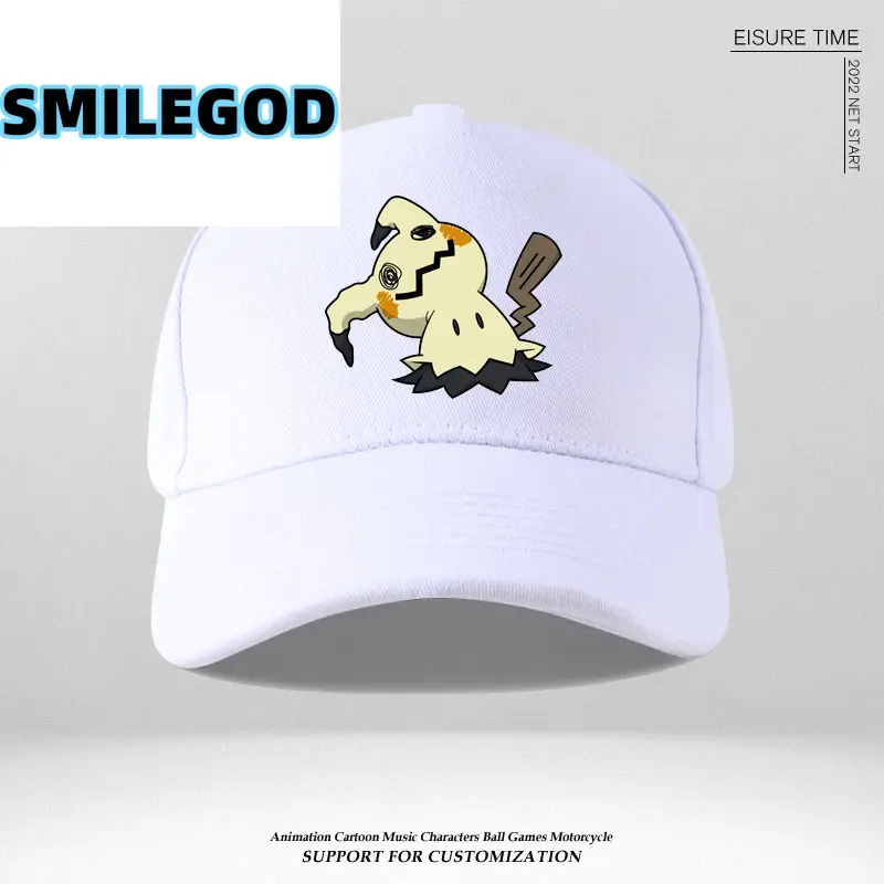 Pikachu Embroidered Blue Baseball Cap - Image 4