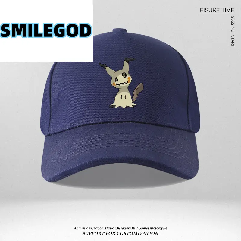 Pikachu Embroidered Blue Baseball Cap - Image 6
