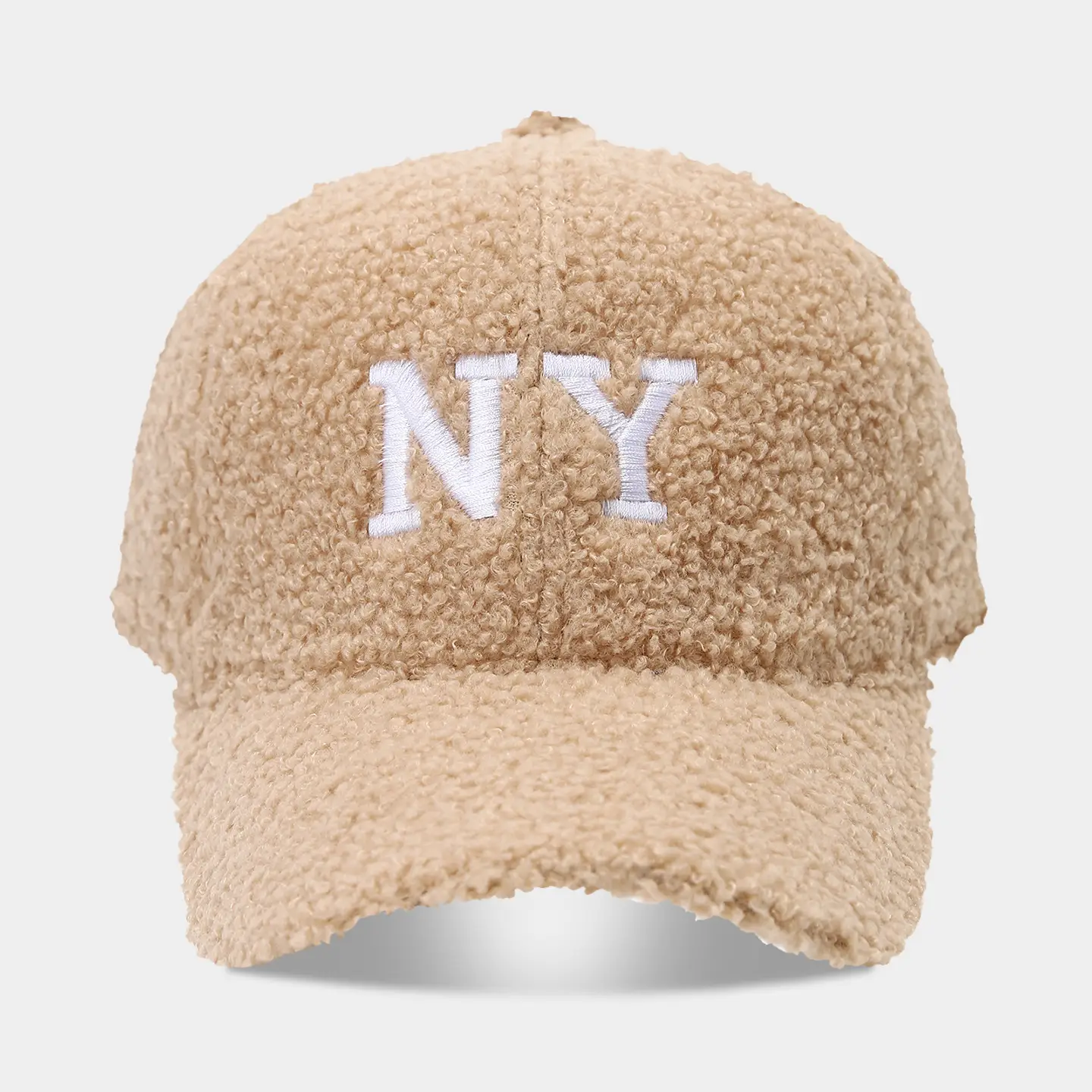 NY Letter Duckbill Cap for Women Winter Warm Baseball Cap for Men - Image 4