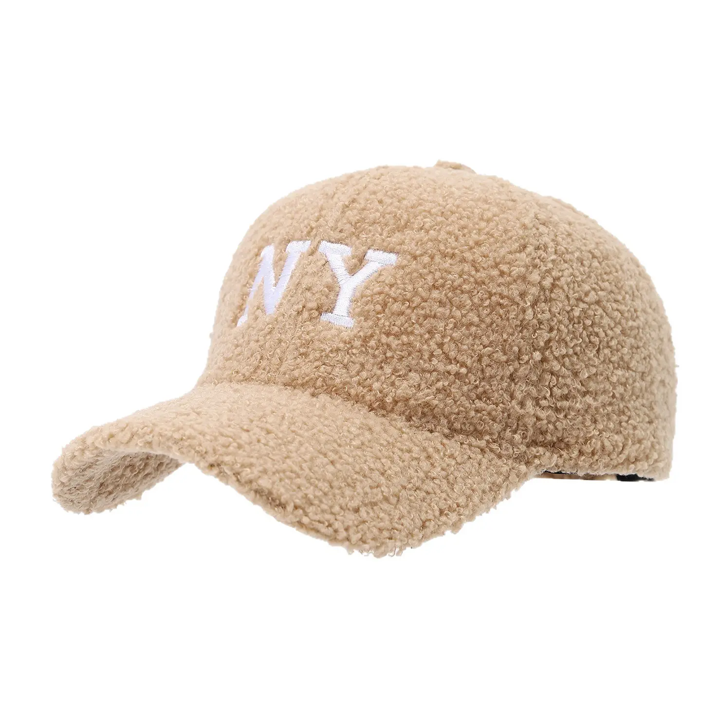 NY Letter Duckbill Cap for Women Winter Warm Baseball Cap for Men - Image 8
