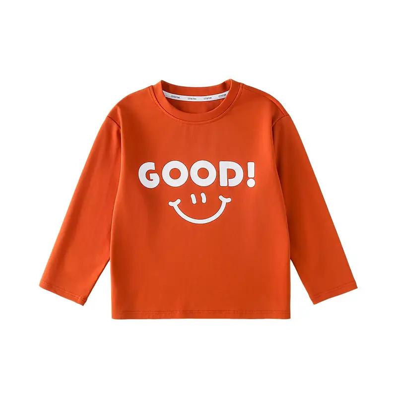 Antibacterial Cotton Long Sleeve T-Shirt for Boys Girls 2025 - Image 2