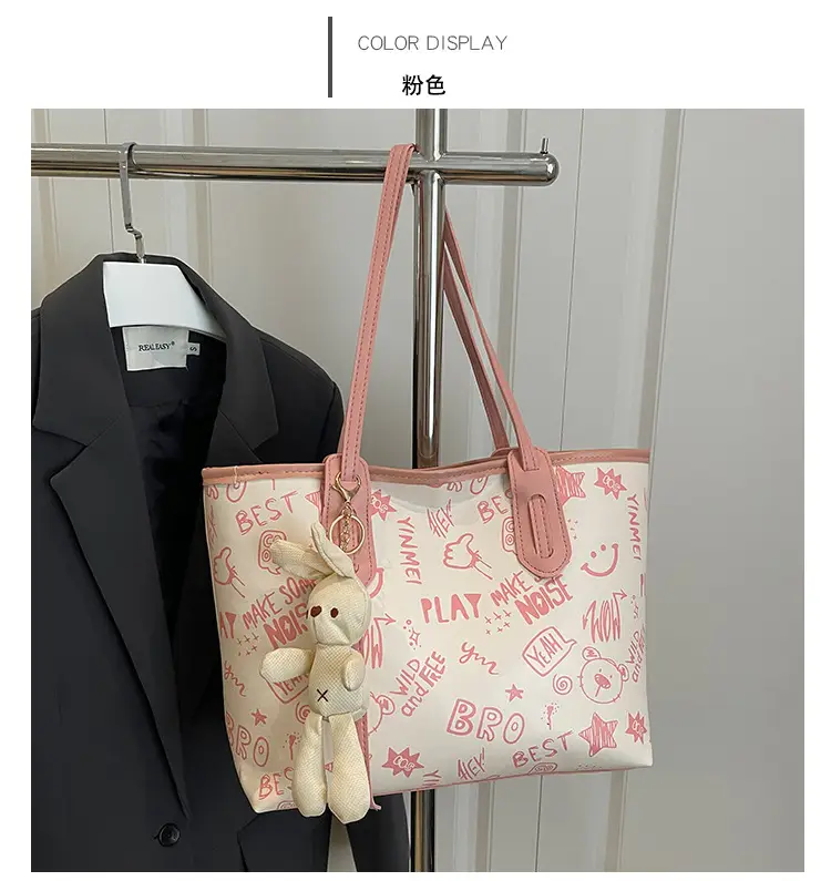 Cute Cartoon Print Shoulder Bag for Women — feature 14