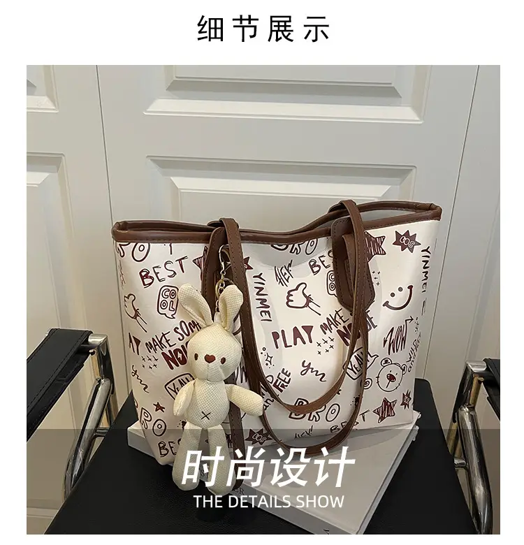 Cute Cartoon Print Shoulder Bag for Women — feature 5