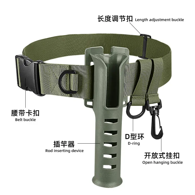 Fishing Rod Belt Holder Bracket Waist Protector - Image 5