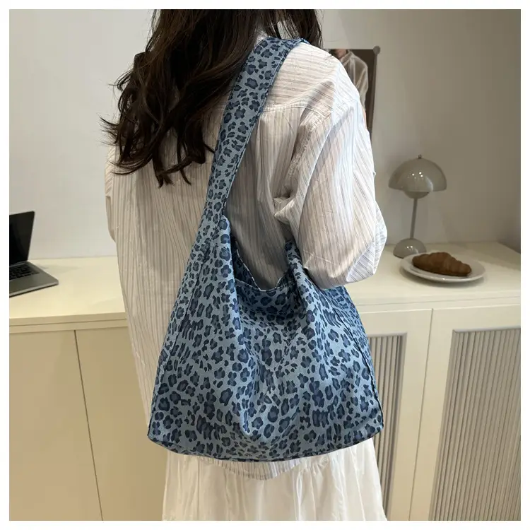 Women Leopard Print Shoulder Tote Bag Large Capacity — feature 15