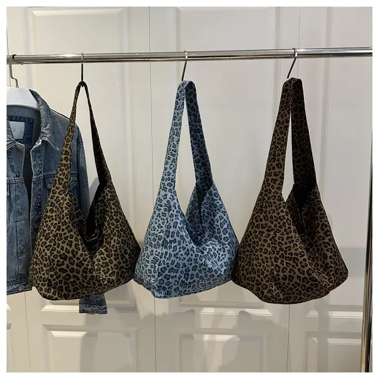 Women Leopard Print Shoulder Tote Bag Large Capacity — feature 21