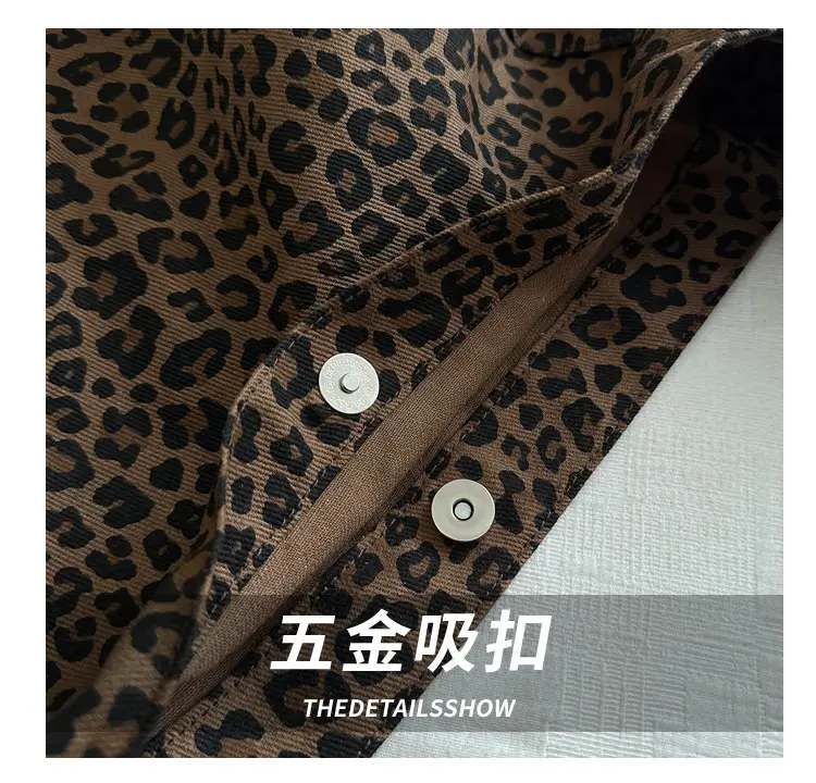 Women Leopard Print Shoulder Tote Bag Large Capacity — feature 4