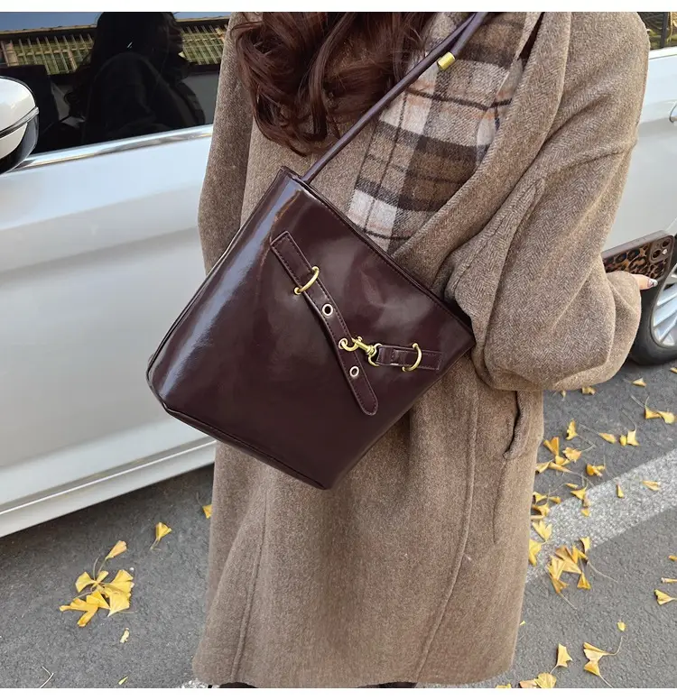 2025 Woolen Plaid Shoulder Bag for Women — feature 14