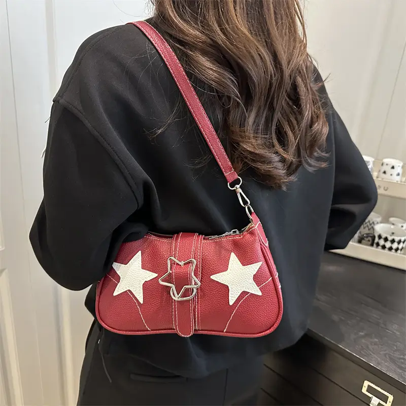 Retro Star Shoulder Bag for Women 2025 - Image 8