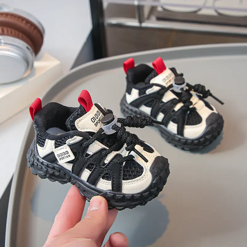 2025 Spring & Fall Baby Sports Shoes Baby Toddler Shoes Mesh Shoes Men's and Women's Running Shoes Casual Shoes - Image 5