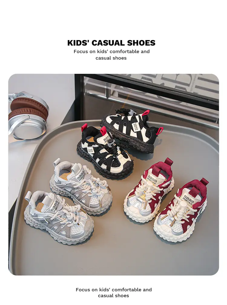 2025 Spring & Fall Baby Sports Shoes Baby Toddler Shoes Mesh Shoes Men's and Women's Running Shoes Casual Shoes — feature 1