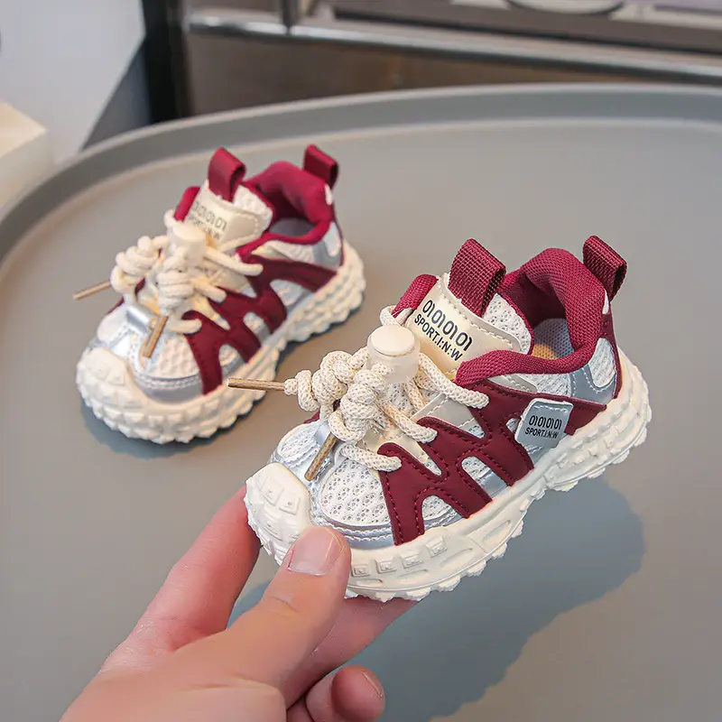 2025 Spring & Fall Baby Sports Shoes Baby Toddler Shoes Mesh Shoes Men's and Women's Running Shoes Casual Shoes — feature 24