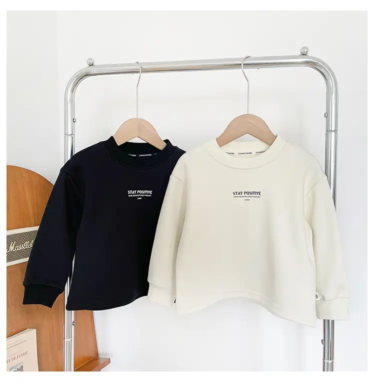 Nausicaa Boys T-Shirt White Black Blue Winter Thickened — feature 11