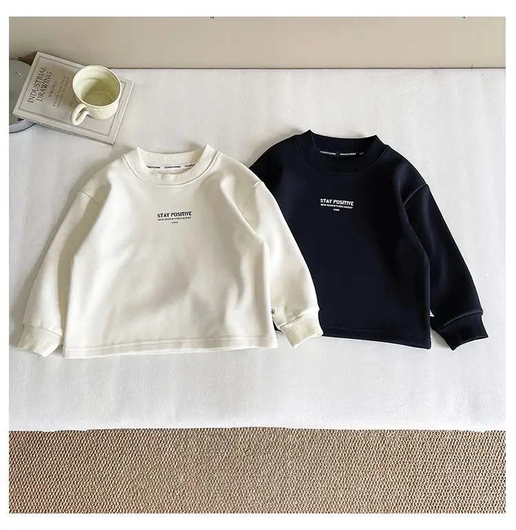 Nausicaa Boys T-Shirt White Black Blue Winter Thickened — feature 22