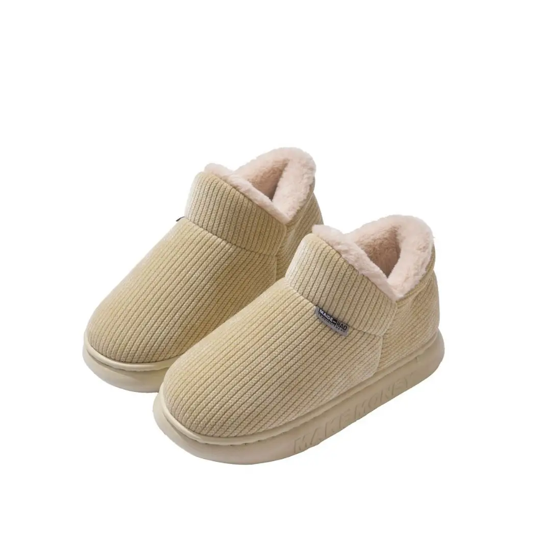 Women Cotton Slip-On Slippers Warm Indoor Winter - Image 10