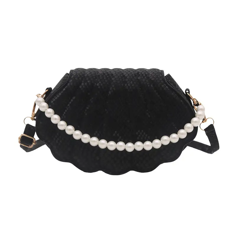 2025 Pearl Chain Embossed Crossbody Bag for Women - Image 9