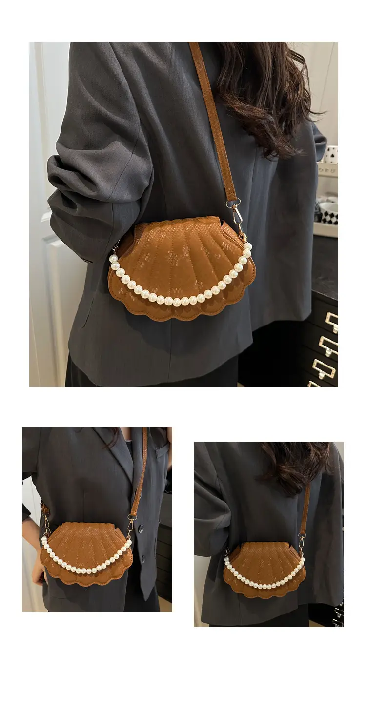 2025 Pearl Chain Embossed Crossbody Bag for Women — feature 10