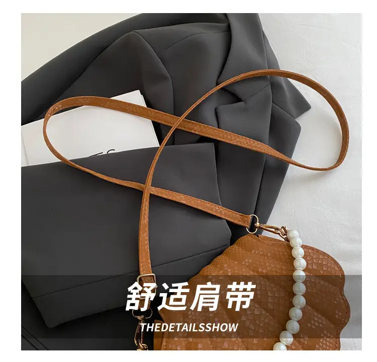 2025 Pearl Chain Embossed Crossbody Bag for Women — feature 4