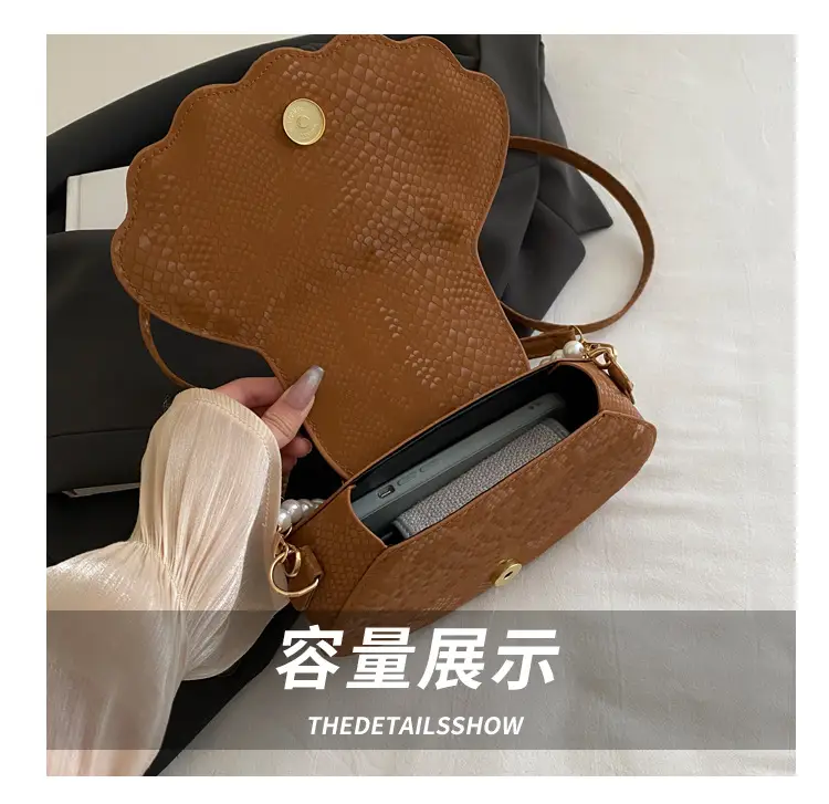 2025 Pearl Chain Embossed Crossbody Bag for Women — feature 5