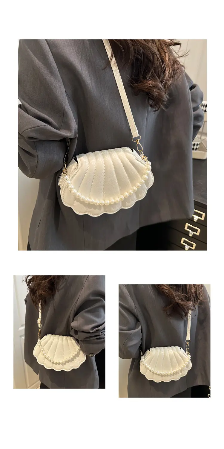 2025 Pearl Chain Embossed Crossbody Bag for Women — feature 9