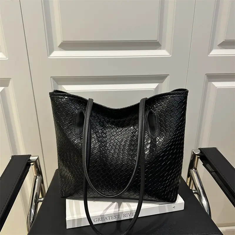 Women Woven Tote Bags 2025 Autumn Large Capacity