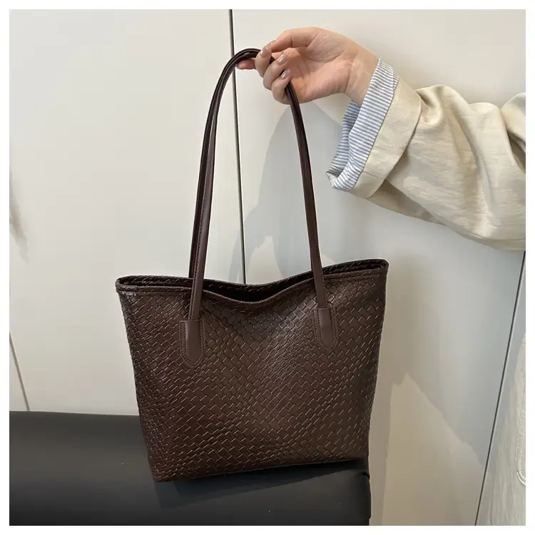 Women Woven Tote Bags 2025 Autumn Large Capacity — feature 17