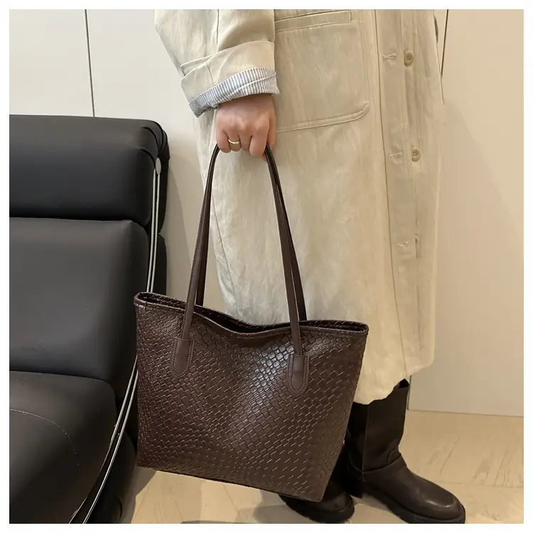 Women Woven Tote Bags 2025 Autumn Large Capacity — feature 18