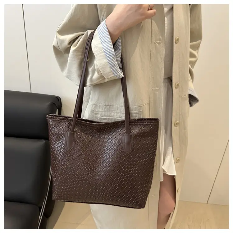 Women Woven Tote Bags 2025 Autumn Large Capacity — feature 19