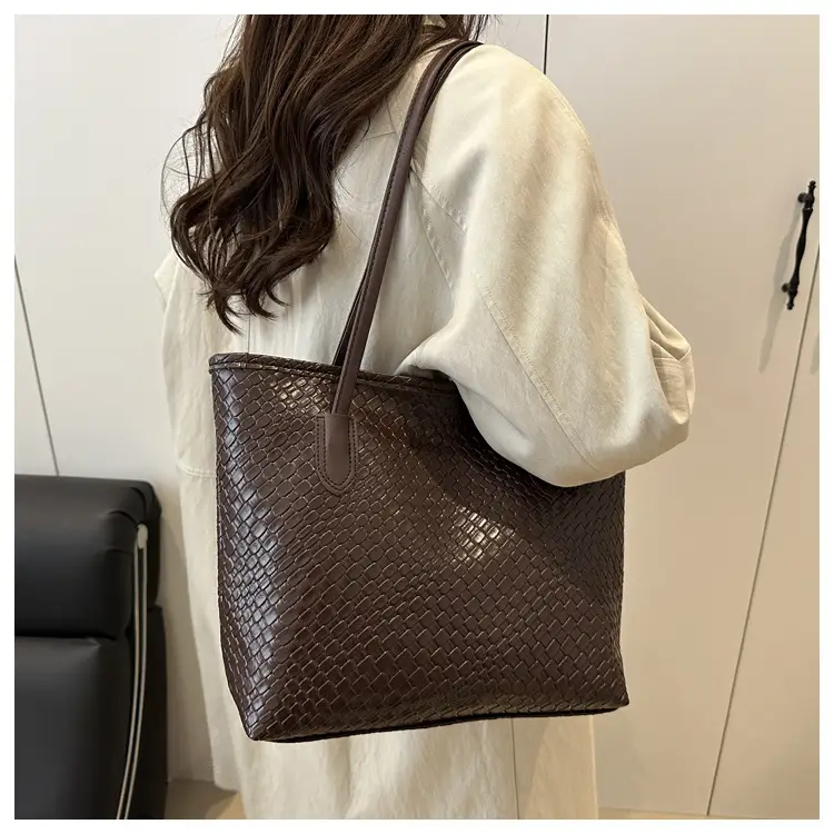 Women Woven Tote Bags 2025 Autumn Large Capacity — feature 20