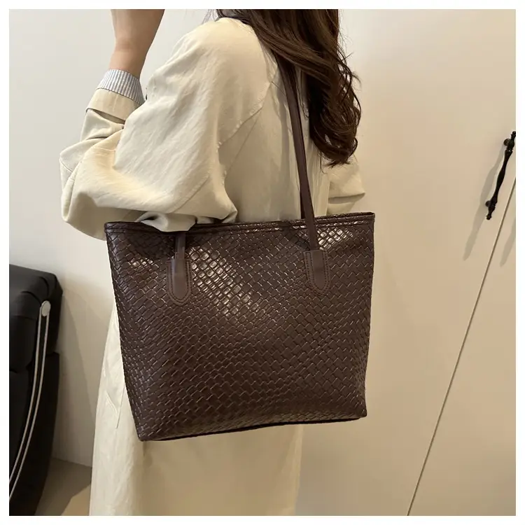 Women Woven Tote Bags 2025 Autumn Large Capacity — feature 21