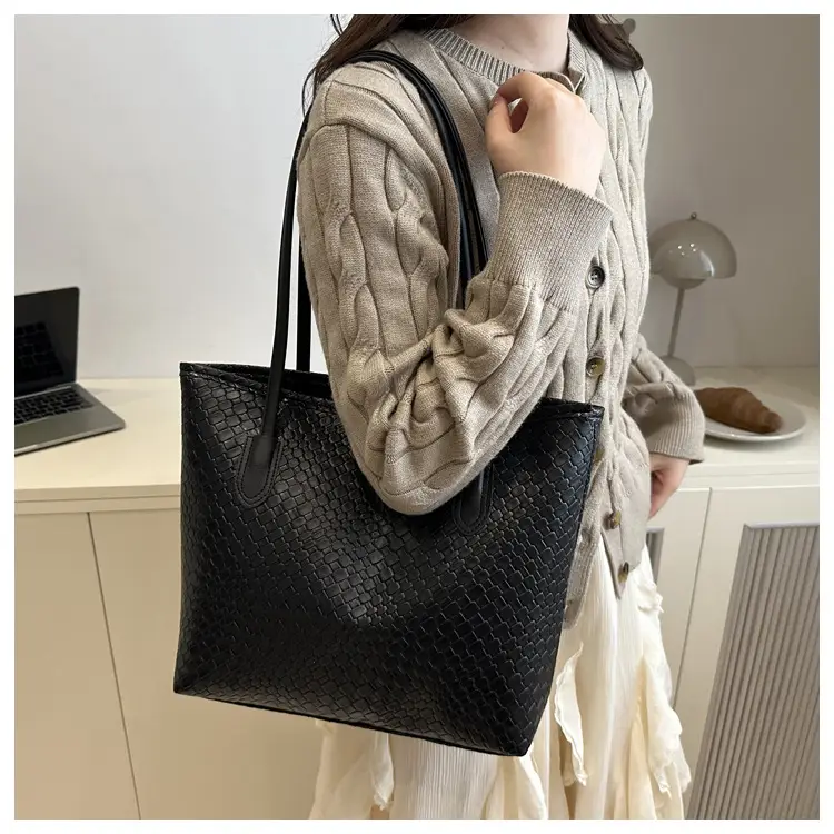 Women Woven Tote Bags 2025 Autumn Large Capacity — feature 24