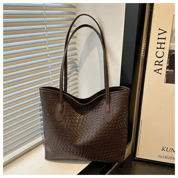 Women Woven Tote Bags 2025 Autumn Large Capacity — feature 32