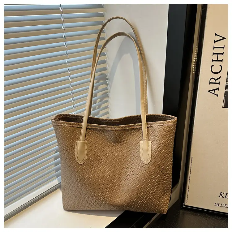 Women Woven Tote Bags 2025 Autumn Large Capacity — feature 33